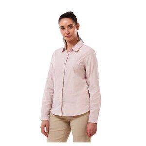 NEW! Craghoppers Womens Kiwi Long Sleeved Shirt - Size XL / US 12